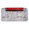 Red Rubber Coated Magnetic License Plate Holder 2