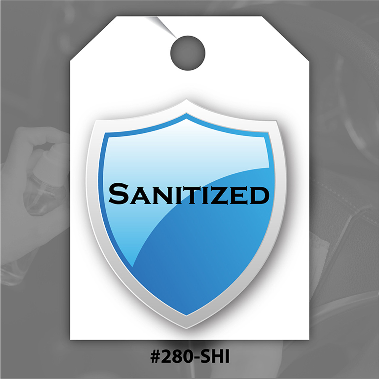 Sanitized Hang Tags 12