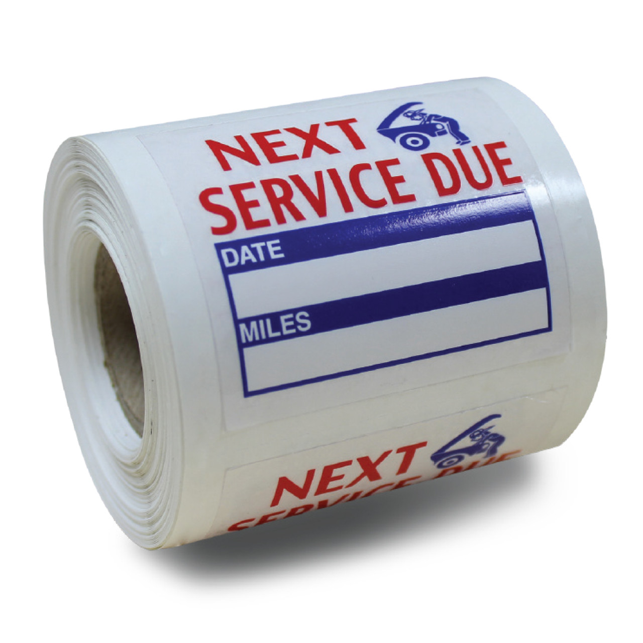 Roll Generic Service Reminder Stickers VT-567RV