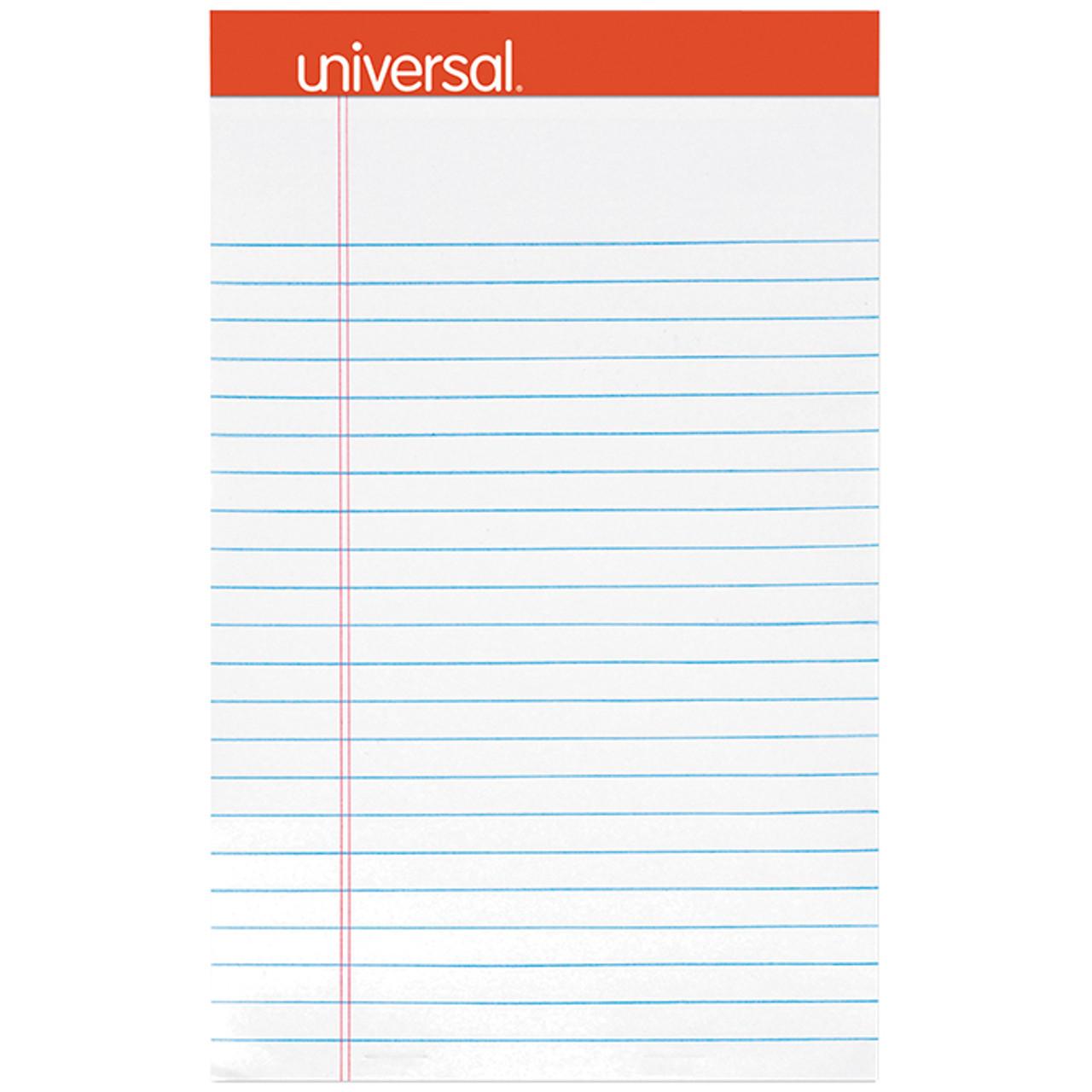 Note Pads - Perforated Ruled Writing Pads white