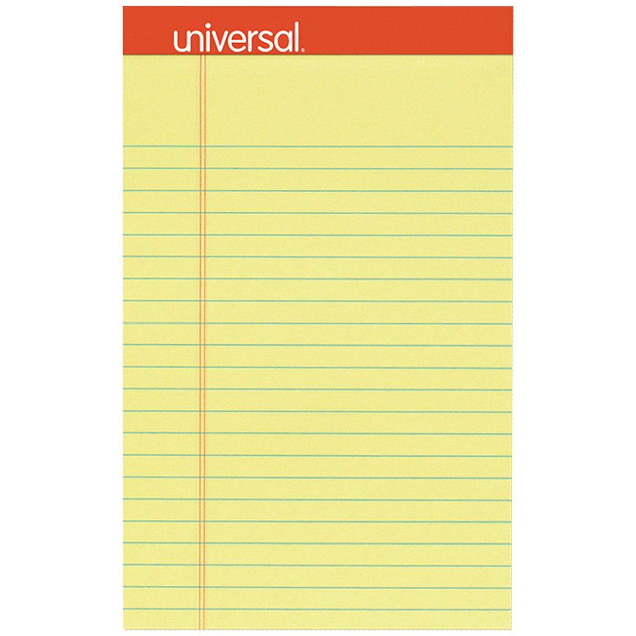 Note Pads - Perforated Ruled Writing Pads yellow