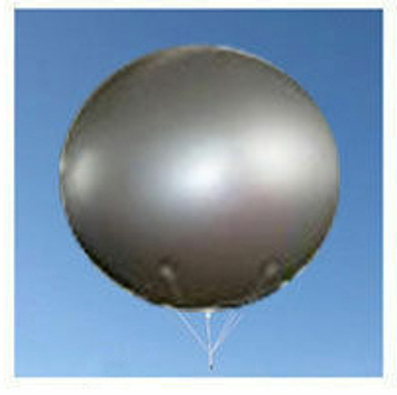 10' PVC Sphere Air Inflatable Balloons (Blank) silver