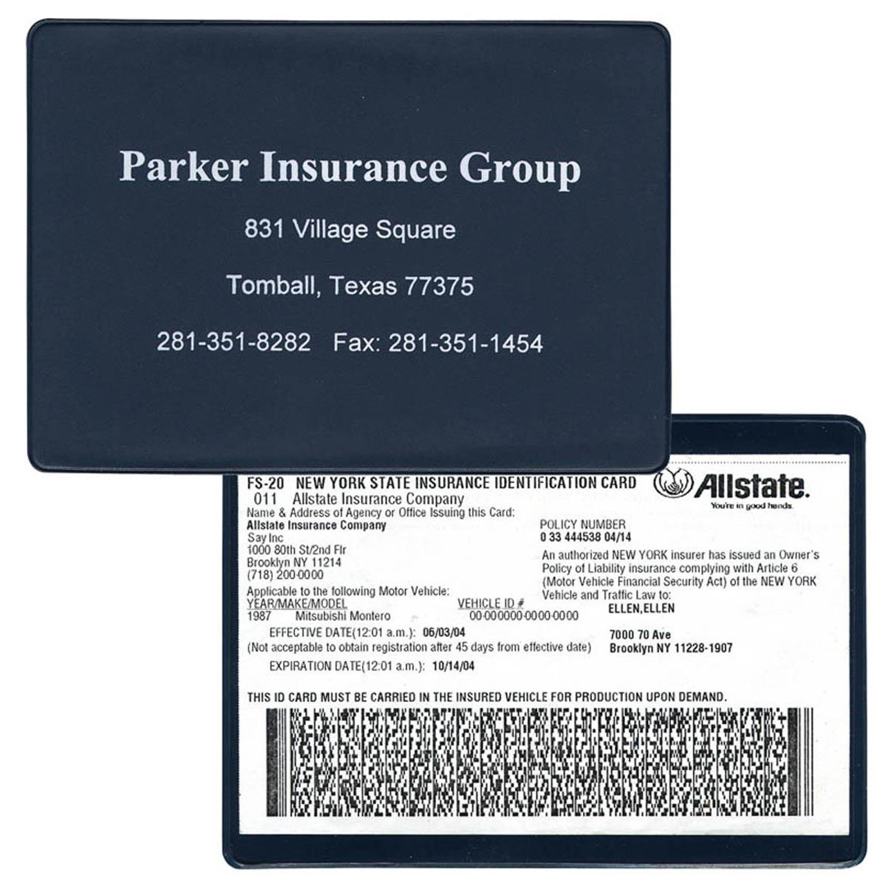 Copy Guard Insurance Card Holders 1