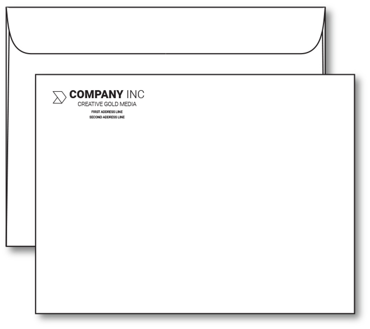 9 x 12 Booklet Envelopes One Color 1