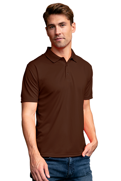 Mens Short Sleeve Brown