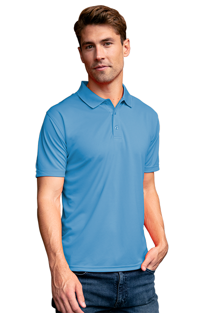 Mens Short Sleeve Carolina Blue