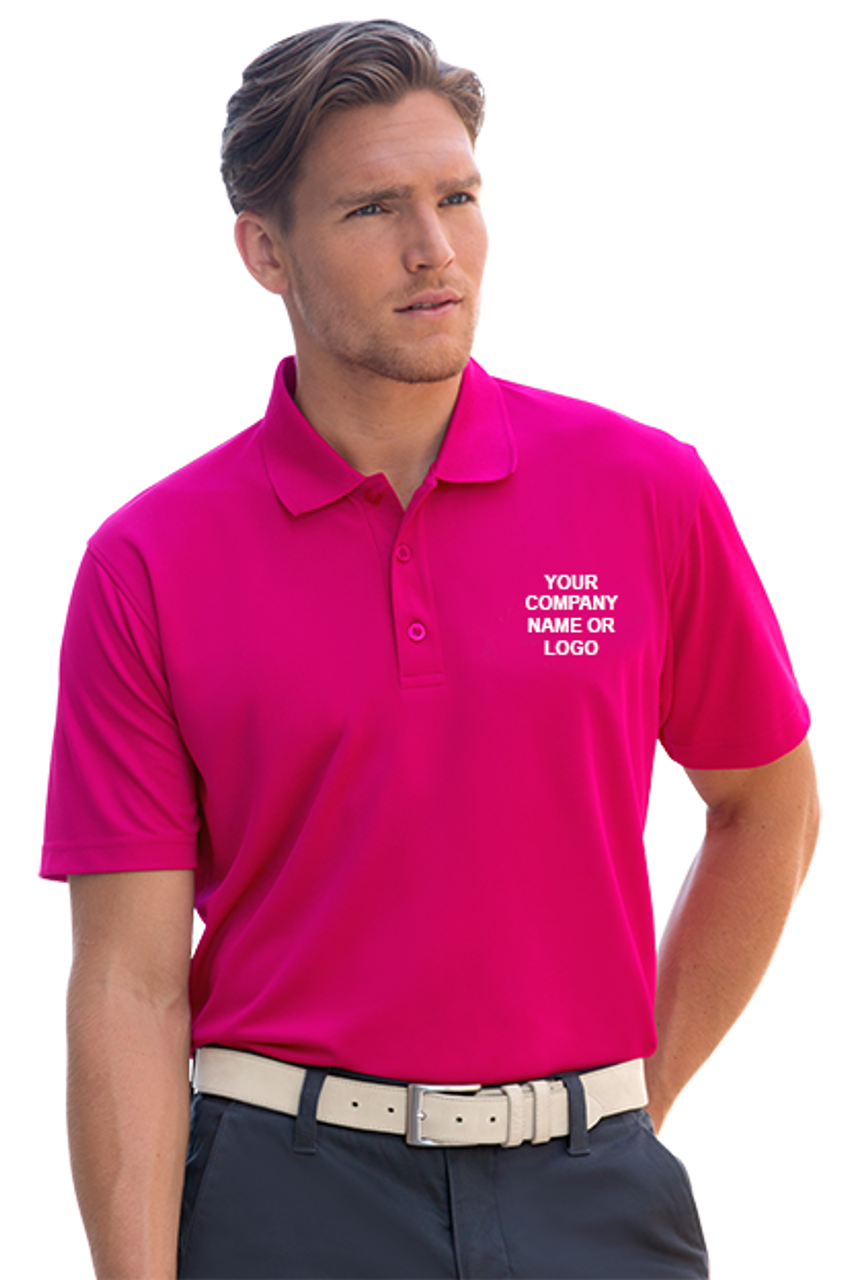 Mens Short Sleeve Berry Pink