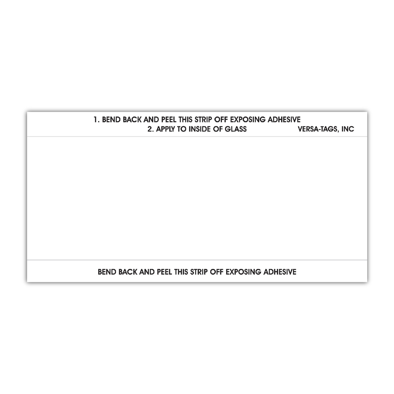 Blank Mini-Signs (VT-#610/650) black/white