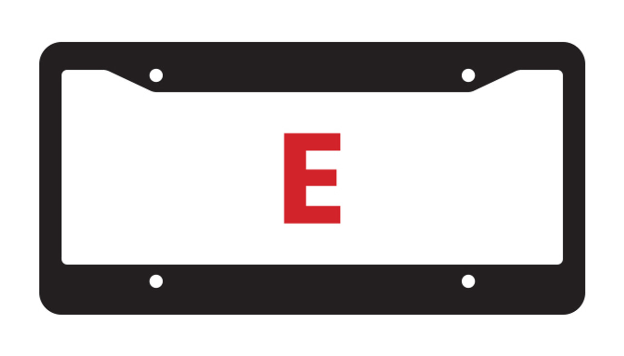Raised Letter License Plate Frames (#4875) e