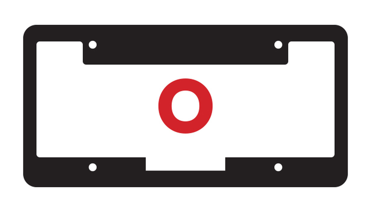 Raised Letter License Plate Frames (#4875) o