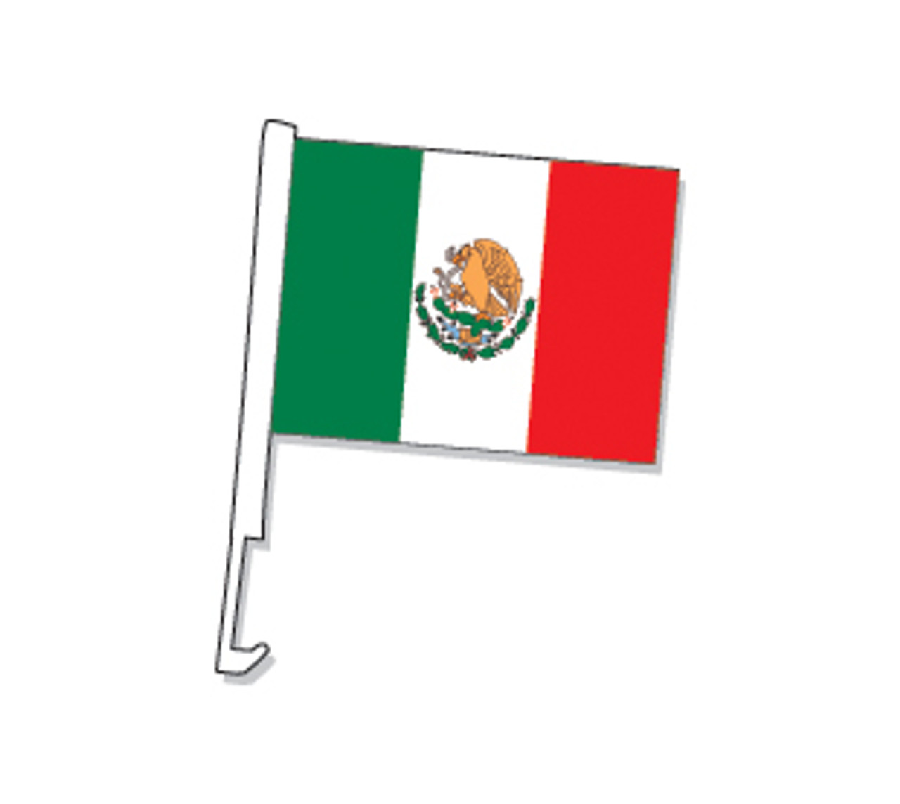 Clip-On Mexico Flag