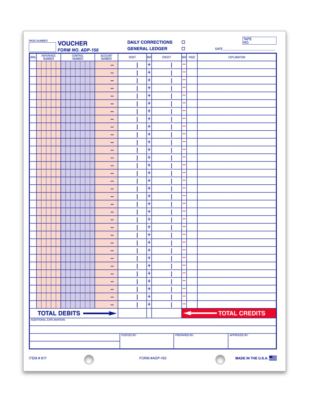 General Journal Voucher