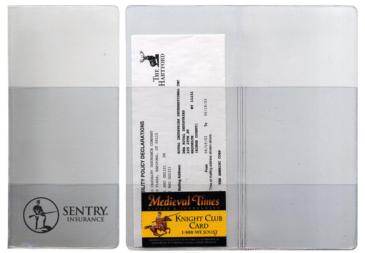 Policy and Document Holder with Clear Half Pockets (RI-#216) Park Place  Printing And Promotional Products, LLC