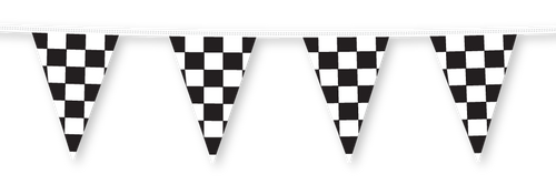 Starter Triangle Pennants - Black