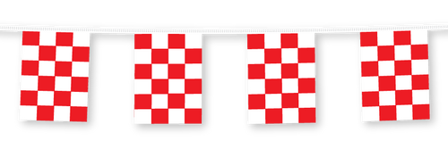 Starter Rectangle Pennants - Red