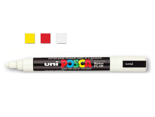 Uni-Posca Paint Marker PC-5M Medium Bullet Tip, — Art Department LLC