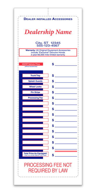 Custom Addendum Sticker 2-4 color 1