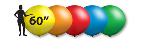 Giant Balloons- 60" yellow all colors