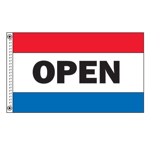 Nylon Flags open