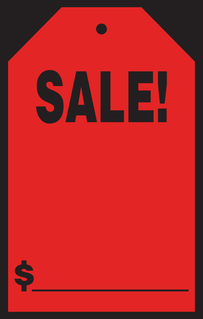 Sale Windshield Tags Red