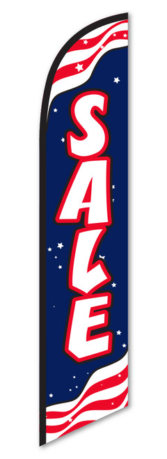 SALE Red, White & Blue Swooper Flag (flag only)