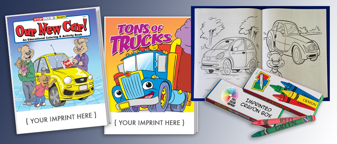 Coloring Books & Crayons Park Place Printing And Promotional Products