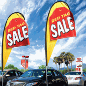 How Swooper Flags Can Attract Clients to Your Car Dealership