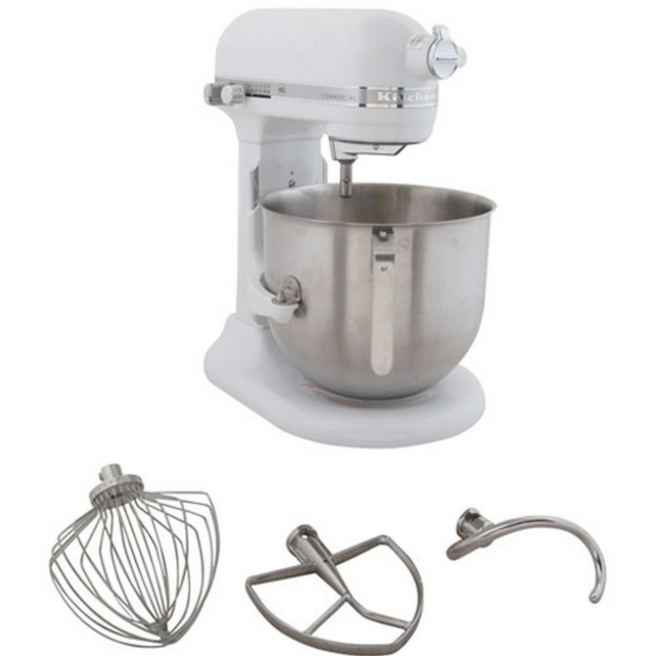 KitchenAid KSM8990WH 8 qt White Commercial Stand Mixer | Allpoints