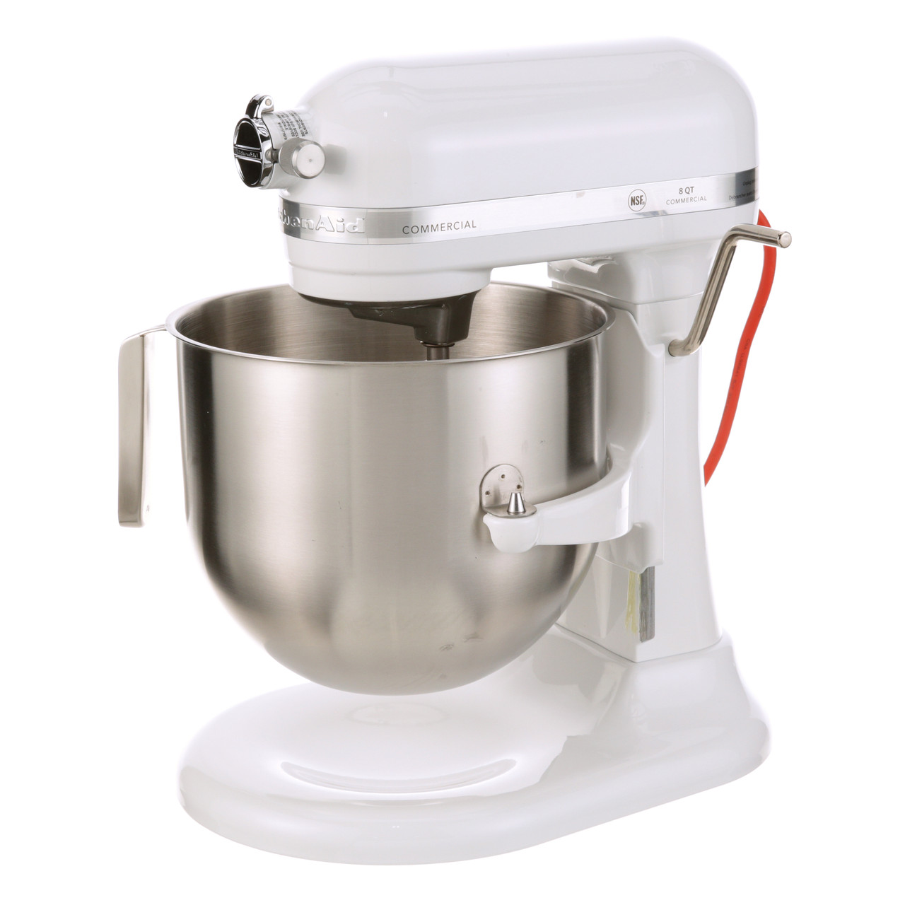 KitchenAid KSM8990WH 8 qt White Commercial Stand Mixer