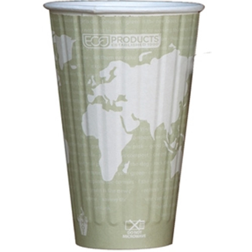 Eco Products EP-BNHC16-WD 16 oz World Art™ Insulated Hot Cups | Allpoints