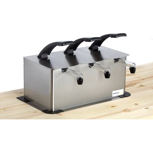 Nemco - 10970 - Condiment Dispenser, 28-1/2"W X 14"D X 12"H, Quintup 10970
