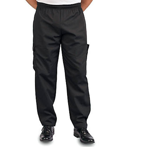KNG - 1138S - Small Black Baggy Cargo Chef Pants