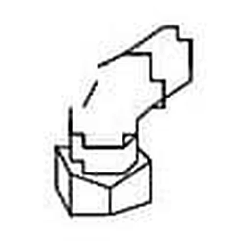 Blodgett - 40444 - Brass Elbow 3/8T X 1/4 M .P.