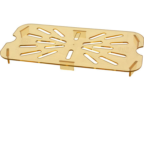 3089513 - Carlisle - 1/4 Size Amber StorPlus™ High Heat Drain Shelf