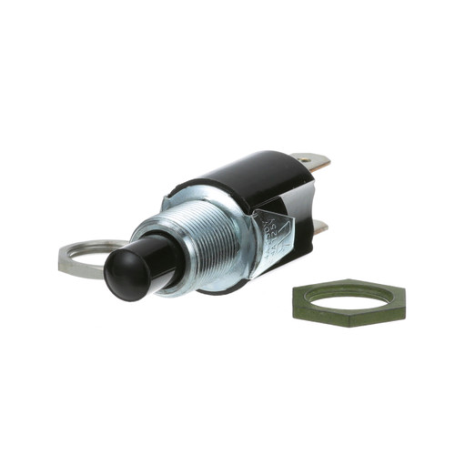 Momentary On/Off 2 Tab Push Light Switch W/ 3/8 in Long Plunger