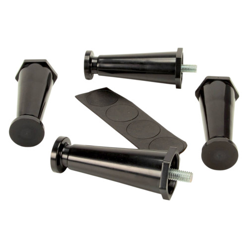 Bunn-O-Matic - 13255.0003 - Kit, Leg-4.0 Adj Blk Plstc Flg
