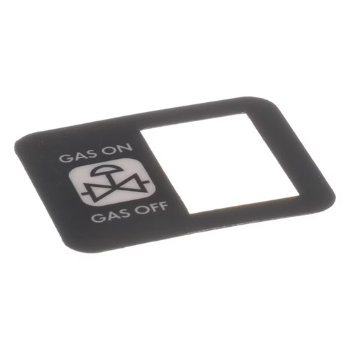 R10657 - Blodgett - Decal, Manual Gas Switch R10657 - Blodgett - Decal, Manual Gas Switch