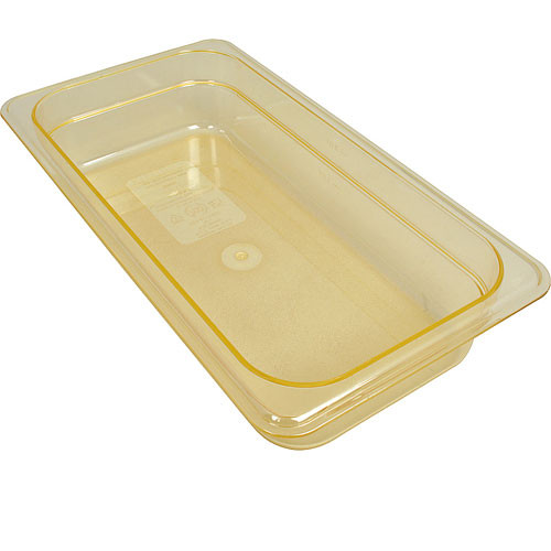 3086013 - Carlisle - 1/3 Size 2 1/2 in Amber StorPlus™ High Heat Food Pan