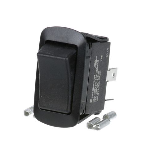 252-6002 - Nu-Vu - On/Off White Rocker w/ Chrome Bezel Switch 252-6002 - Nu-Vu - On/Off White Rocker w/ Chrome Bezel Switch