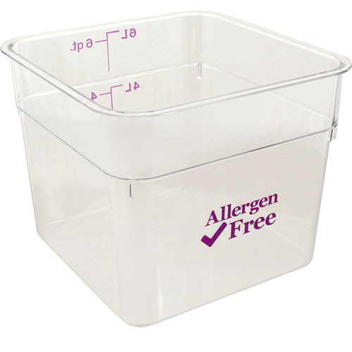 Cambro - 2471305 - Container6 qt, Allergen- Free