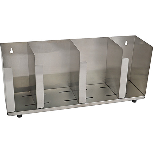 CTLD-19 - Dispense-Rite - 4-Section Adjustable Cup/Lid Dispenser