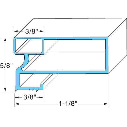 5304506125 - Arctic Air - 31 1/4 in x 61 5/8 in Door Gasket