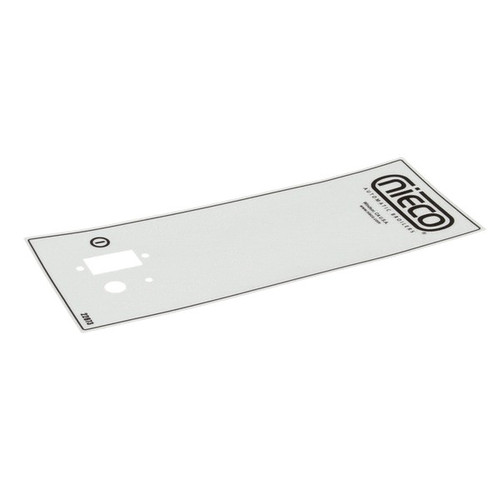 22873 - Nieco - Label, Control Box Std J F-G R 22873 - Nieco - Label, Control Box Std J F-G R