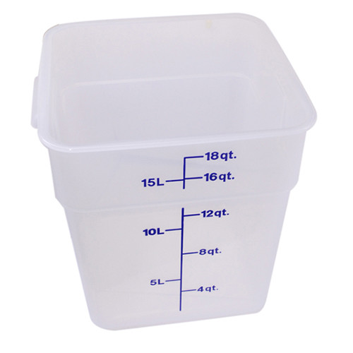 18SFSPP190 - Cambro - 18 qt CamSquare® Food Storage Container