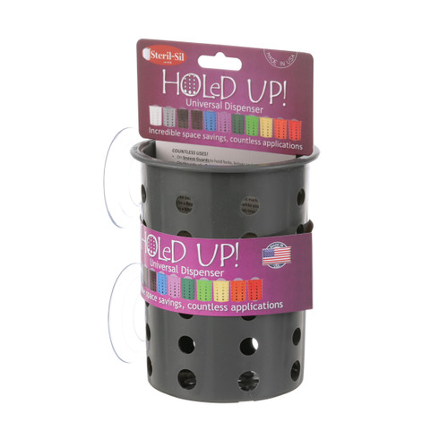 PN1-GRAY - Steril-Sil - Gray Flatware Cylinder