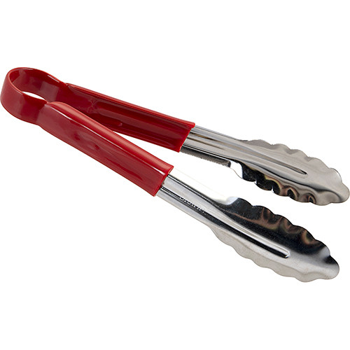 Browne - 5511RD - Tong, 9", Red