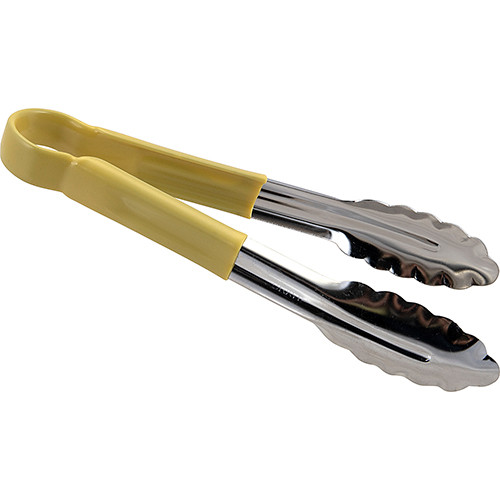 Browne - 5511YL - Tong, 9", Yellow