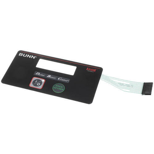 Bunn-O-Matic - 38876.7002 - Switch, Membrane NoWarmers Eng/Fre&