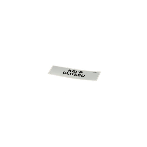 18312-0497 - Carter Hoffman - Keep Closed Decal