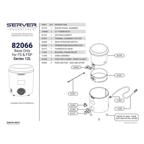 82066 - Server - Base Only For Fs Fsp